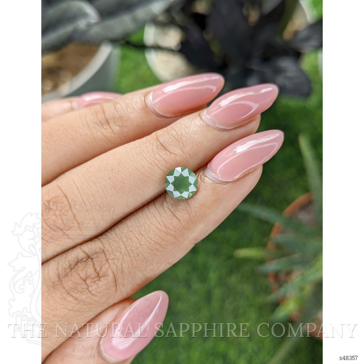 1.56 Ct. Green Sapphire from Kenya