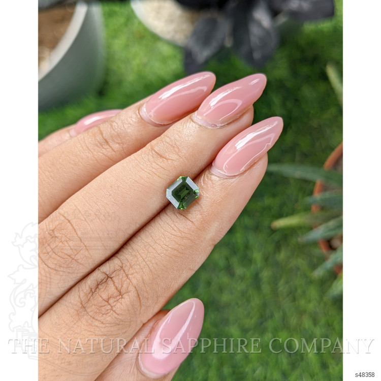 1.52 Ct. Green Sapphire from Kenya