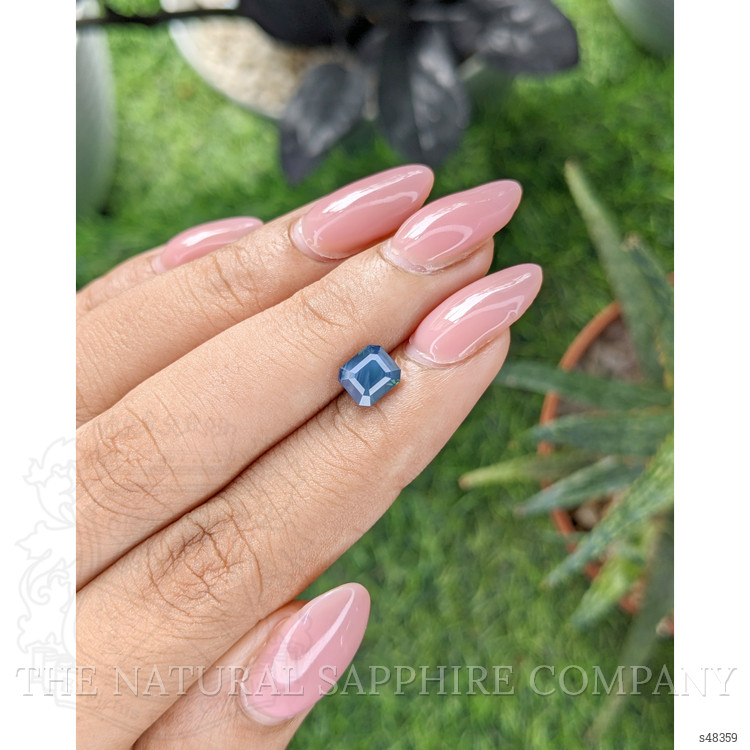 1.50 Ct. Greenish Blue Sapphire from Kenya