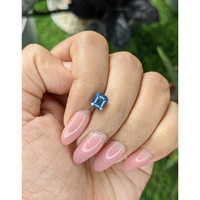 1.50 Ct. Greenish Blue Sapphire from Kenya Life Style