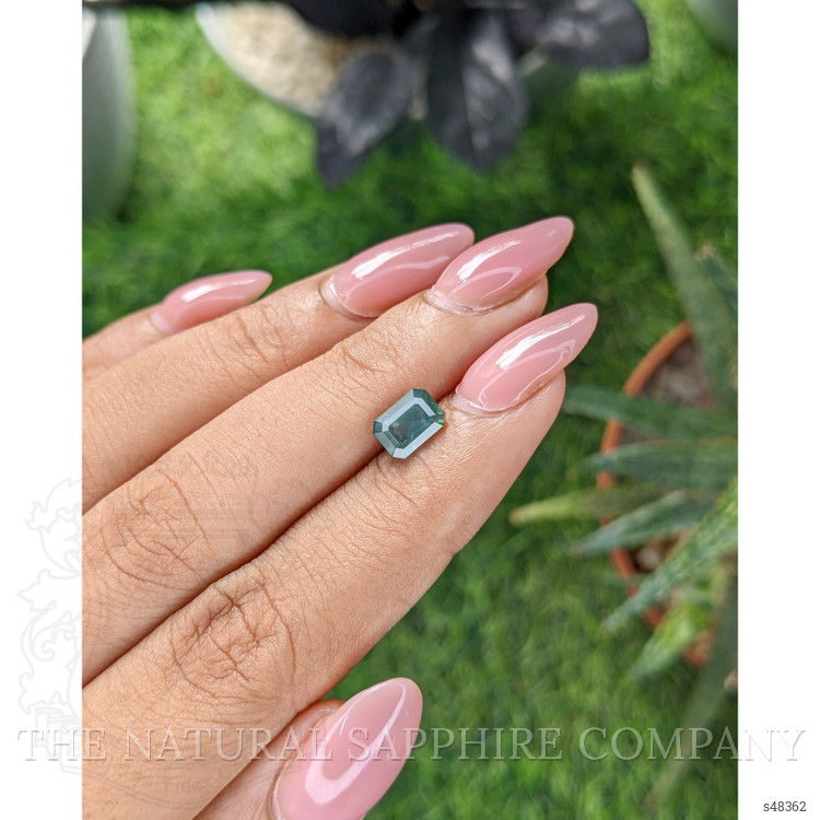 1.52 Ct. Bluish Green Sapphire from Kenya