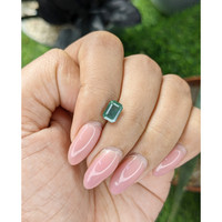1.52 Ct. Bluish Green Sapphire from Kenya Life Style