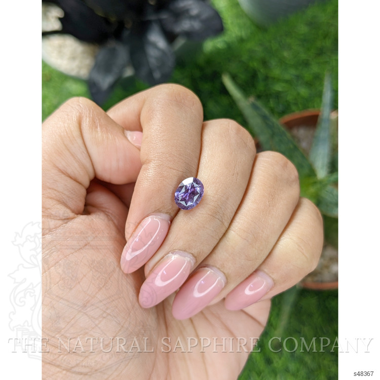 2.01 Ct. Pinkish Purple Sapphire from Ceylon (Sri Lanka)