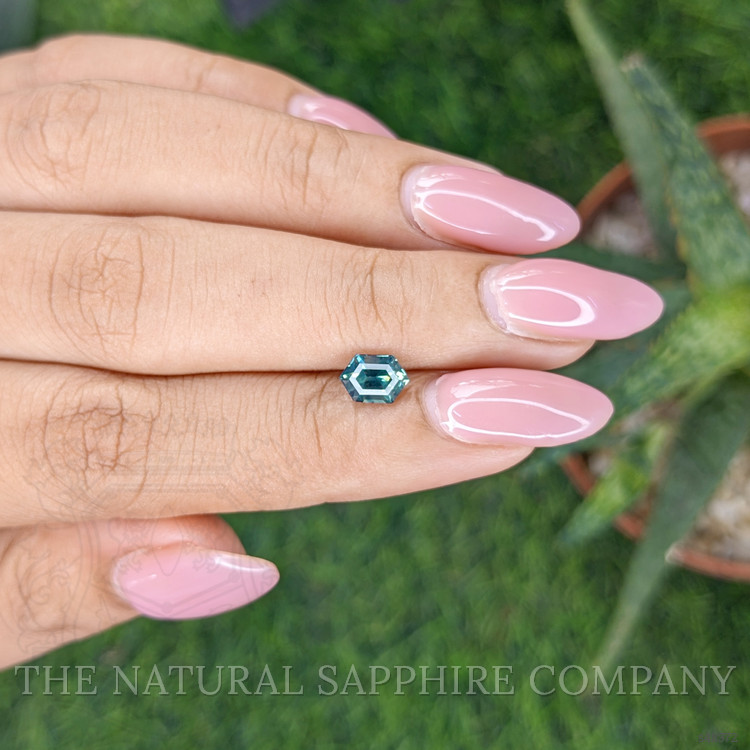 1.04 Ct. Greenish Blue Sapphire from Madagascar
