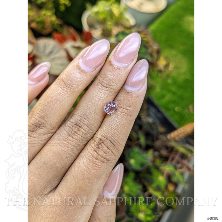 1.81 Ct. Peach Sapphire from Ceylon (Sri Lanka)
