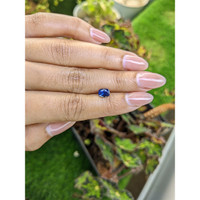 1.31 Ct. Blue Sapphire from Ceylon (Sri Lanka) Life Style