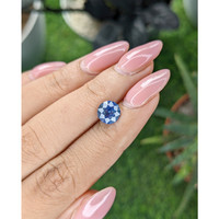 1.71 Ct. Bi Color / Parti Sapphire from Ceylon (Sri Lanka) Life Style