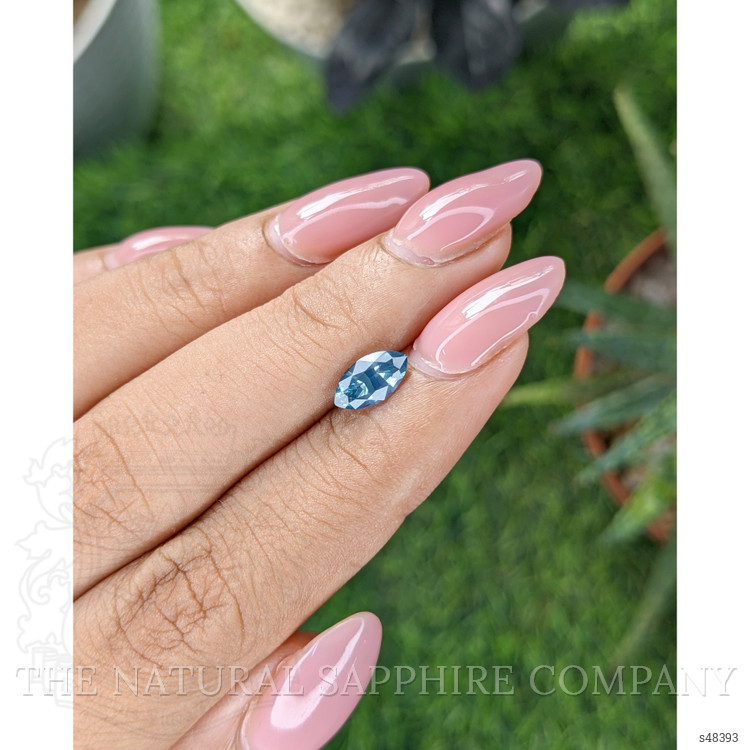 1.08 Ct. Greenish Blue Sapphire from Kenya