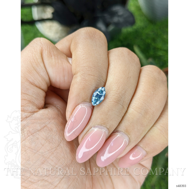1.08 Ct. Greenish Blue Sapphire from Kenya