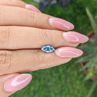 1.08 Ct. Greenish Blue Sapphire from Kenya Life Style