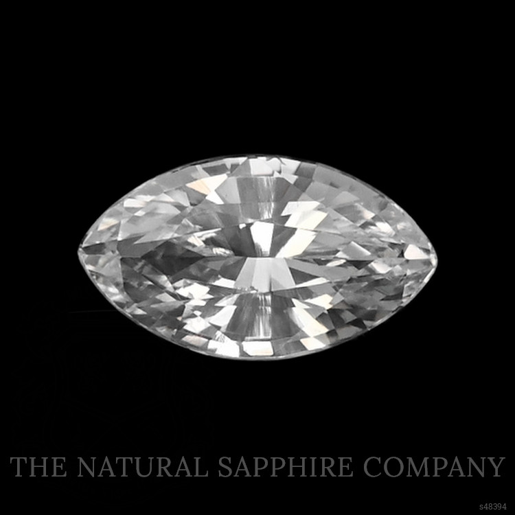 1.23 Ct. White Sapphire from Ceylon (Sri Lanka)