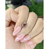 1.75 Ct. Pinkish Brown Sapphire from Madagascar Life Style