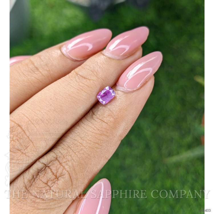 0.69 Ct. Purplish Pink Sapphire from Ceylon (Sri Lanka)