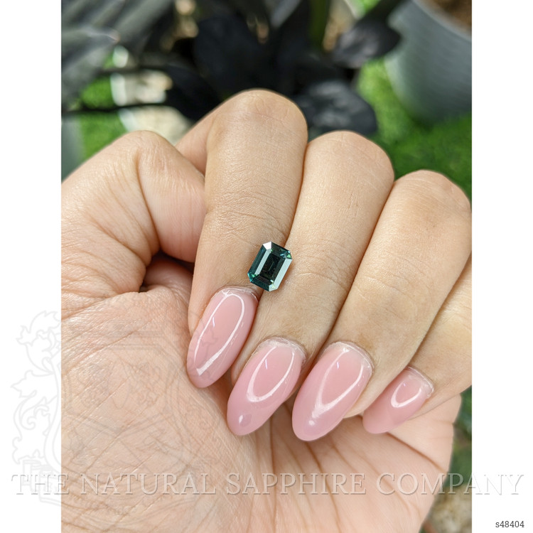 1.38 Ct. Bluish Green Sapphire from Madagascar