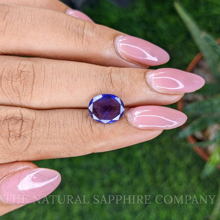 3.15 Ct. Purplish Blue Sapphire from Ceylon (Sri Lanka)