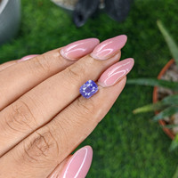 2.16 Ct. Pinkish Purple Opalescence Sapphire from Ceylon (Sri Lanka) Life Style