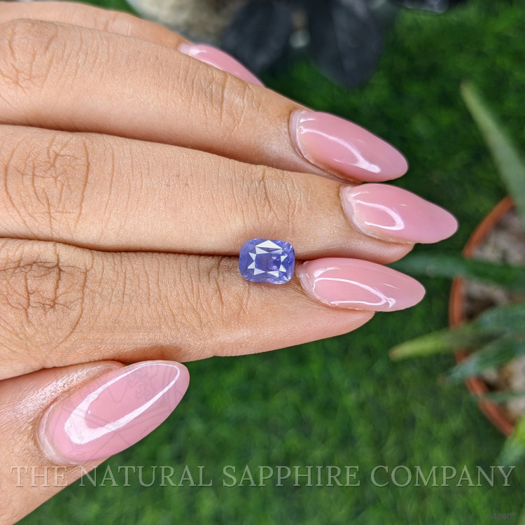 2.16 Ct. Pinkish Purple Opalescence Sapphire from Ceylon (Sri Lanka)