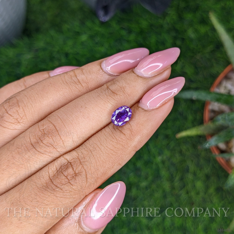 2.01 Ct. Pinkish Purple Sapphire from Ceylon (Sri Lanka)