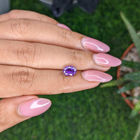 2.01 Ct. Pinkish Purple Sapphire from Ceylon (Sri Lanka) Life Style