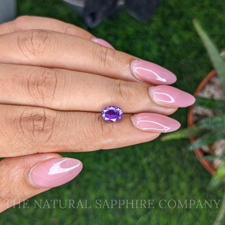 2.01 Ct. Pinkish Purple Sapphire from Ceylon (Sri Lanka)