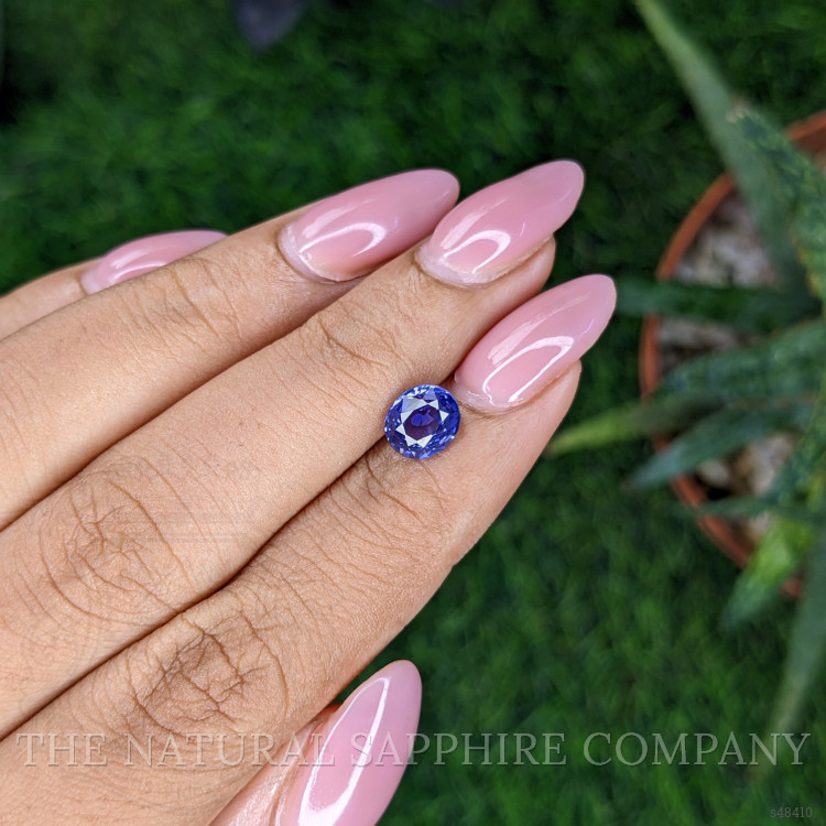 1.61 Ct. Bluish Purple Sapphire from Ceylon (Sri Lanka)