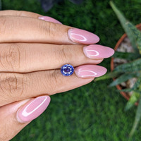 1.61 Ct. Bluish Purple Sapphire from Ceylon (Sri Lanka) Life Style