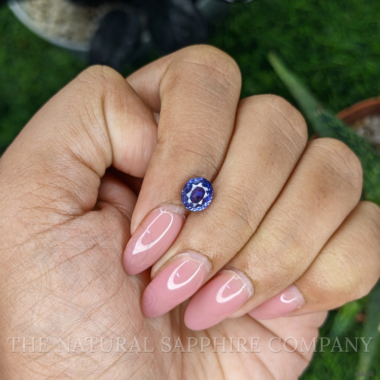 1.61 Ct. Bluish Purple Sapphire from Ceylon (Sri Lanka)
