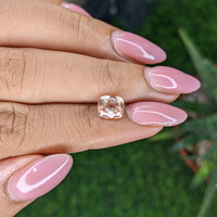 2.09 Ct. Peach Sapphire from Ceylon (Sri Lanka) Life Style
