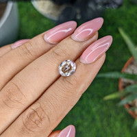 2.03 Ct. Peach Sapphire from Ceylon (Sri Lanka) Life Style