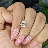 2.03 Ct. Peach Sapphire from Ceylon (Sri Lanka) Life Style