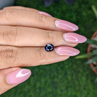 1.53 Ct. Blue Sapphire from Ceylon (Sri Lanka) Life Style