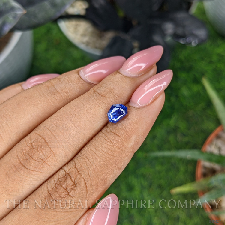 1.50 Ct. Purplish Blue Sapphire from Ceylon (Sri Lanka)