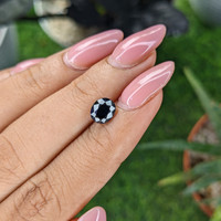 1.53 Ct. Blue Sapphire from Madagascar Life Style