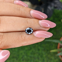 1.53 Ct. Blue Sapphire from Madagascar Life Style