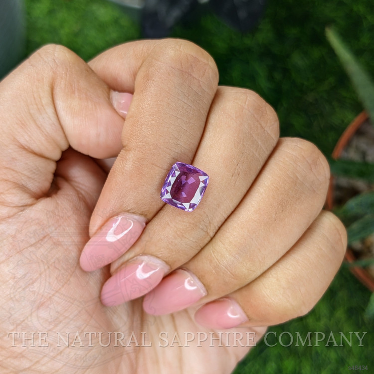 3.02 Ct. Pinkish Purple Sapphire from Ceylon (Sri Lanka)