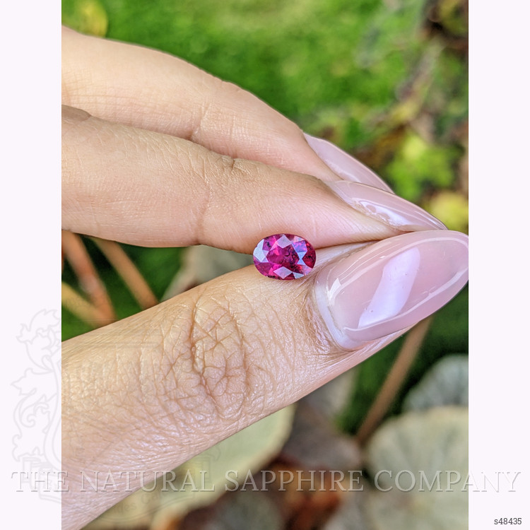 1.30 Ct. Reddish Pink Sapphire from Ceylon (Sri Lanka)
