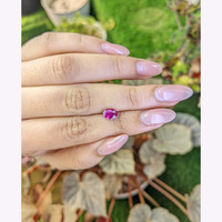 1.30 Ct. Reddish Pink Sapphire from Ceylon (Sri Lanka) Life Style