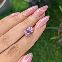 4.51 Ct. Purplish Pink Sapphire from Ceylon (Sri Lanka) Life Style