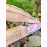 1.04 Ct. Bluish Green Sapphire from Ceylon (Sri Lanka) Life Style