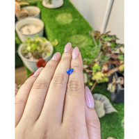 1.13 Ct. Blue Opalescence Sapphire from Ceylon (Sri Lanka) Life Style
