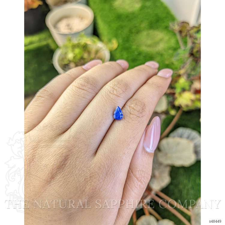 1.13 Ct. Blue Opalescence Sapphire from Ceylon (Sri Lanka)