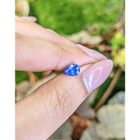 1.13 Ct. Blue Opalescence Sapphire from Ceylon (Sri Lanka) Life Style