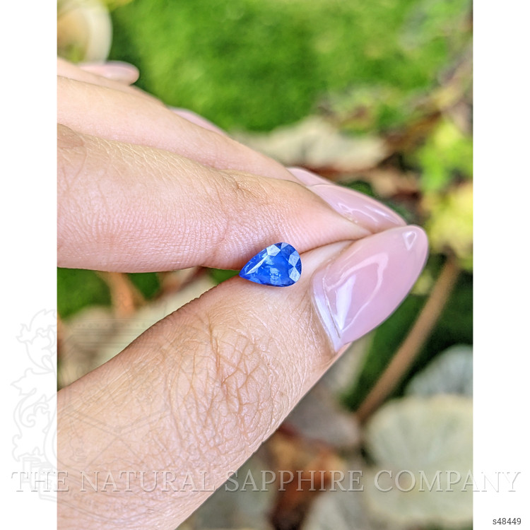 1.13 Ct. Blue Opalescence Sapphire from Ceylon (Sri Lanka)