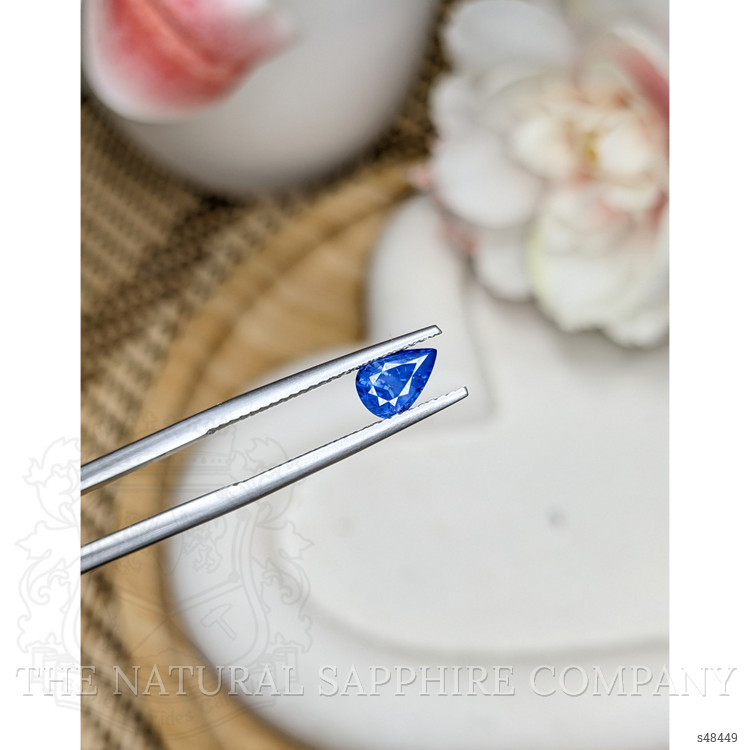 1.13 Ct. Blue Opalescence Sapphire from Ceylon (Sri Lanka)