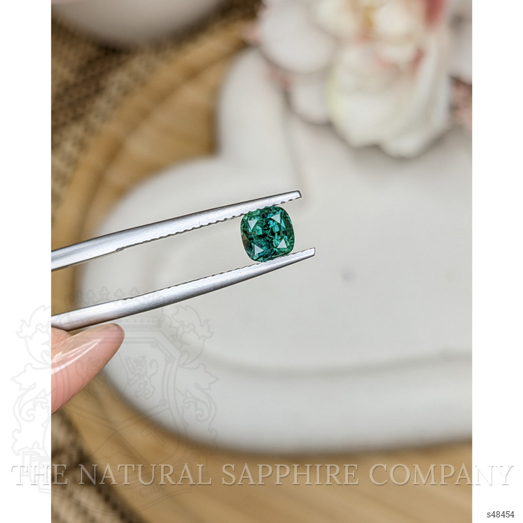 1.15 Ct. Bluish Green Sapphire from Ceylon (Sri Lanka)