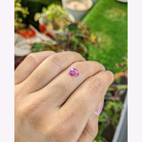 1.26 Ct. Pink Sapphire from Ceylon (Sri Lanka) Life Style