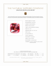 0.92 Ct. Padparadscha Sapphire from Ceylon (Sri Lanka) Scan Report