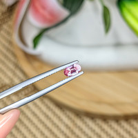 0.33 Ct. Padparadscha Sapphire from Ceylon (Sri Lanka) Life Style