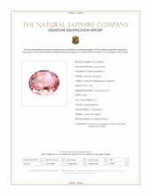 0.48 Ct. Padparadscha Sapphire from Ceylon (Sri Lanka) Scan Report