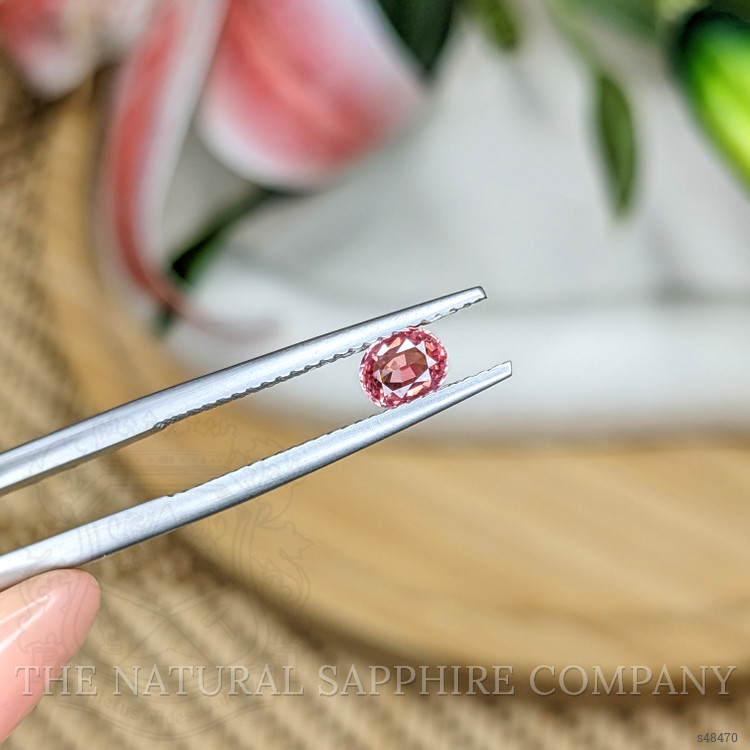 0.48 Ct. Padparadscha Sapphire from Ceylon (Sri Lanka)